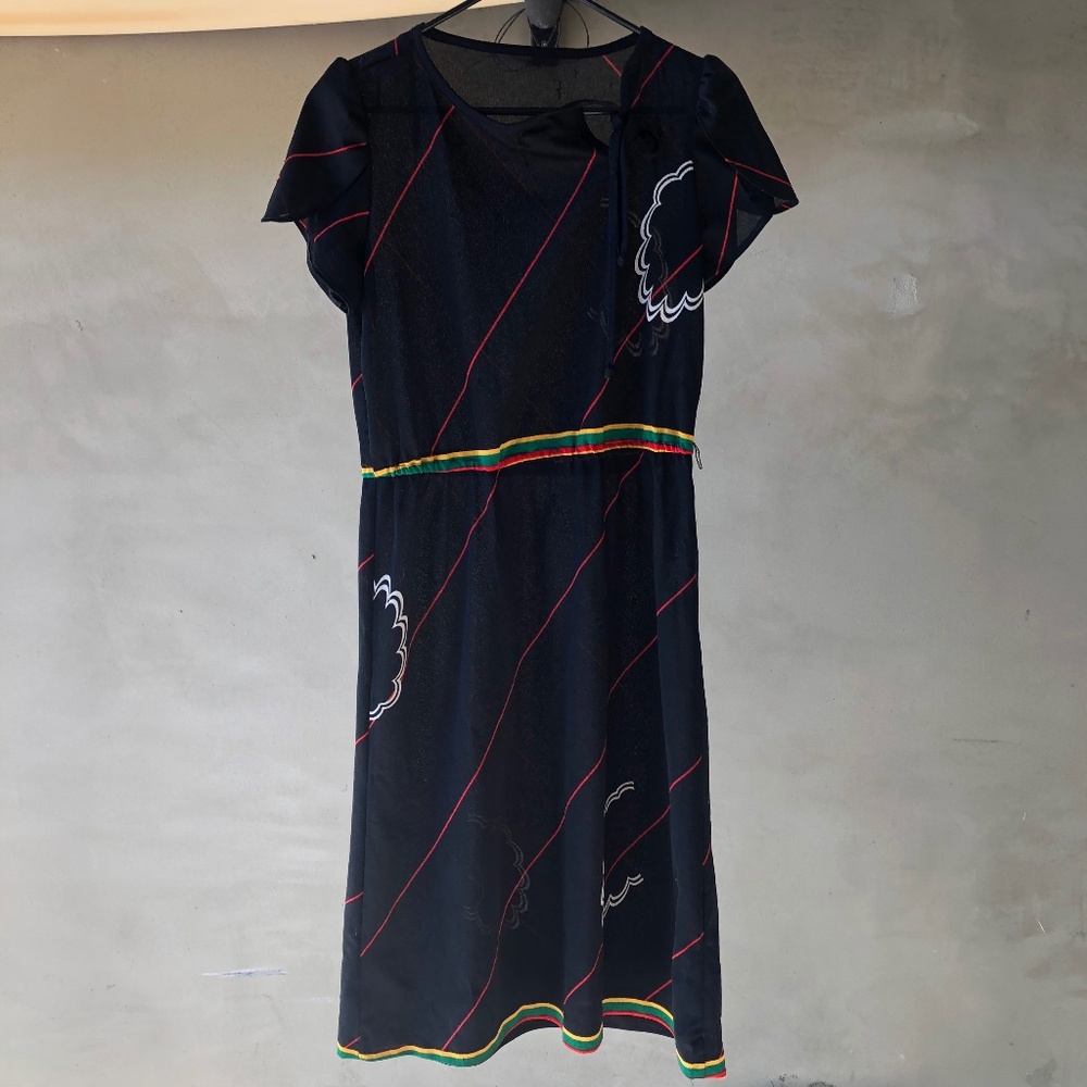 Vintage dress black —70’s